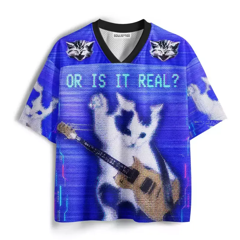 Soulisfree Cat Or Is It Real Mesh Jersey