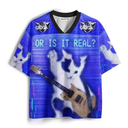 Soulisfree Cat Or Is It Real Mesh Jersey