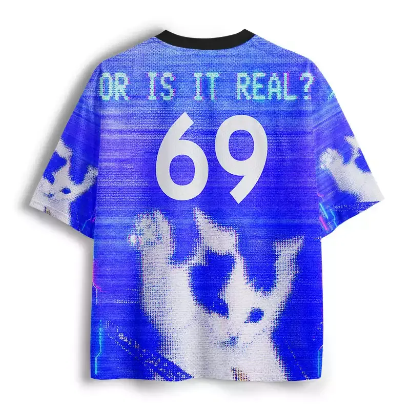 Soulisfree Cat Or Is It Real Mesh Jersey
