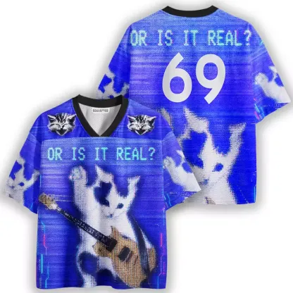 Soulisfree Cat Or Is It Real Mesh Jersey
