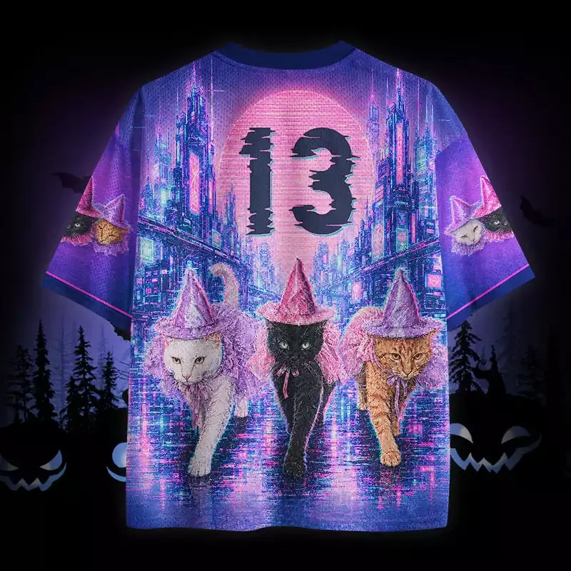 Soulisfree Cats Girls Will Be Girls Mesh Jersey