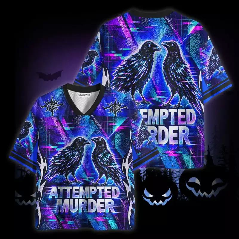 Soulisfree Crow Attempted Murder Mesh Jersey