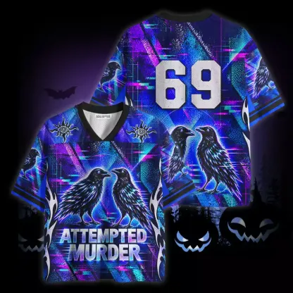 Soulisfree Crow Attempted Murder Mesh Jersey