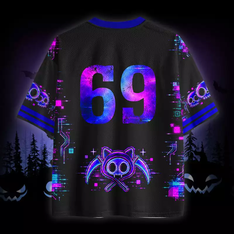 Soulisfree Cyber Cat Reaper Mesh Jersey