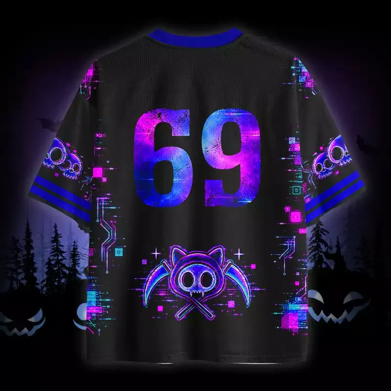 Soulisfree Cyber Cat Reaper Mesh Jersey