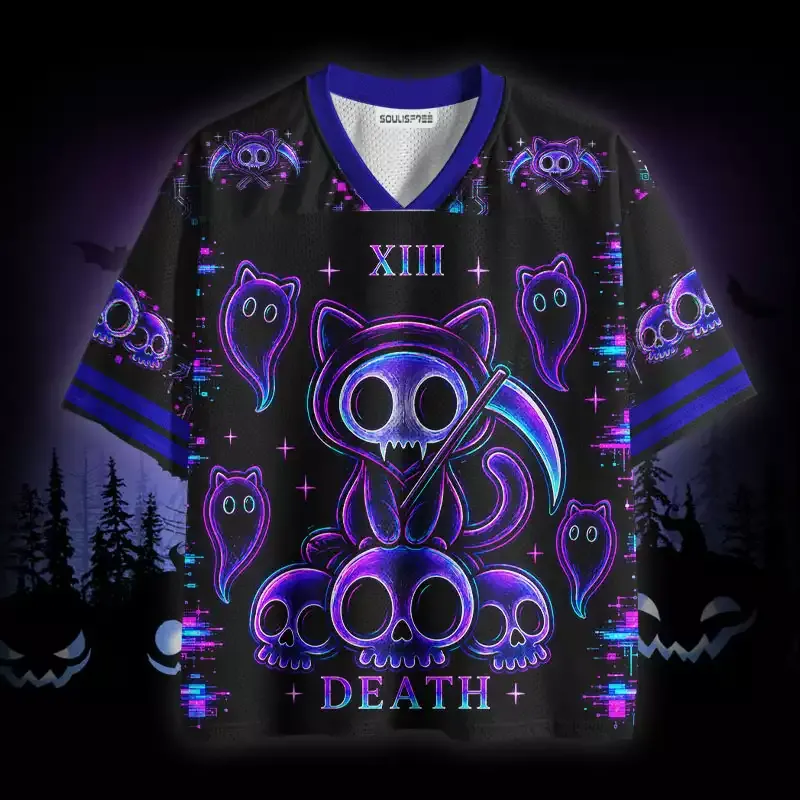 Soulisfree Cyber Cat Reaper Mesh Jersey