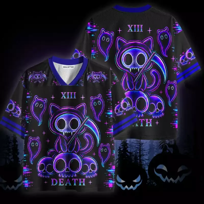 Soulisfree Cyber Cat Reaper Mesh Jersey