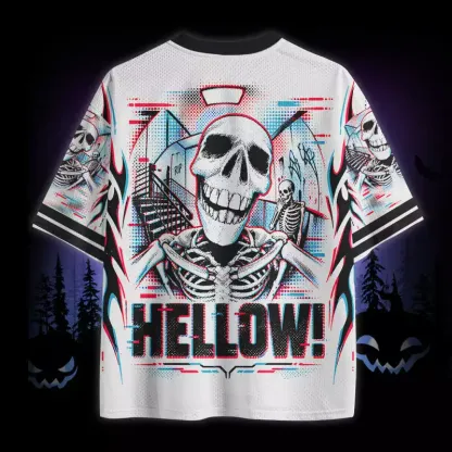 Soulisfree Cyber Skeleton Hellow Mesh Jersey
