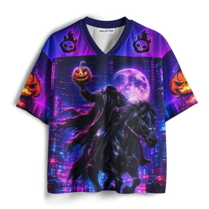 Soulisfree Cyberpunk Headless Horseman Mesh Jersey