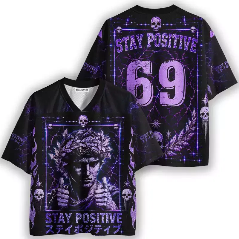 Soulisfree DAMIAN STAY POSITIVE Mesh Jersey