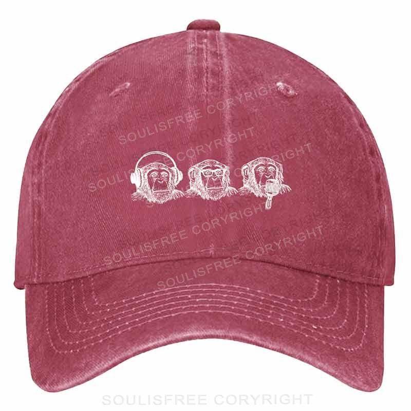 Rebel Monkey Red Caps