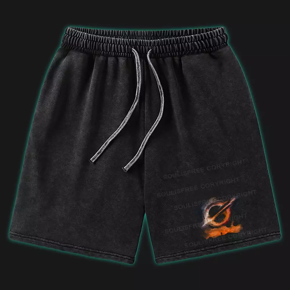 The Cycle Ends Washed Shorts