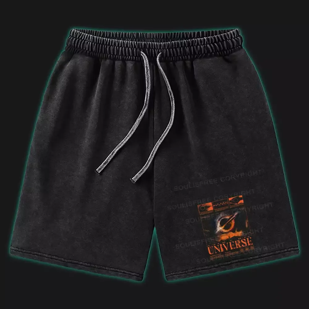 Designed The Cycle Ends 1 Washed Shorts
