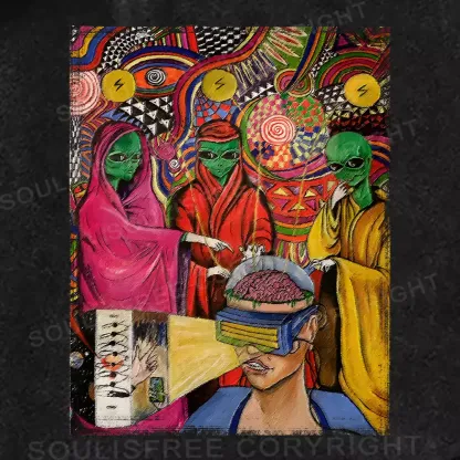 Plasma Pixies Washed Alien Washed Shorts