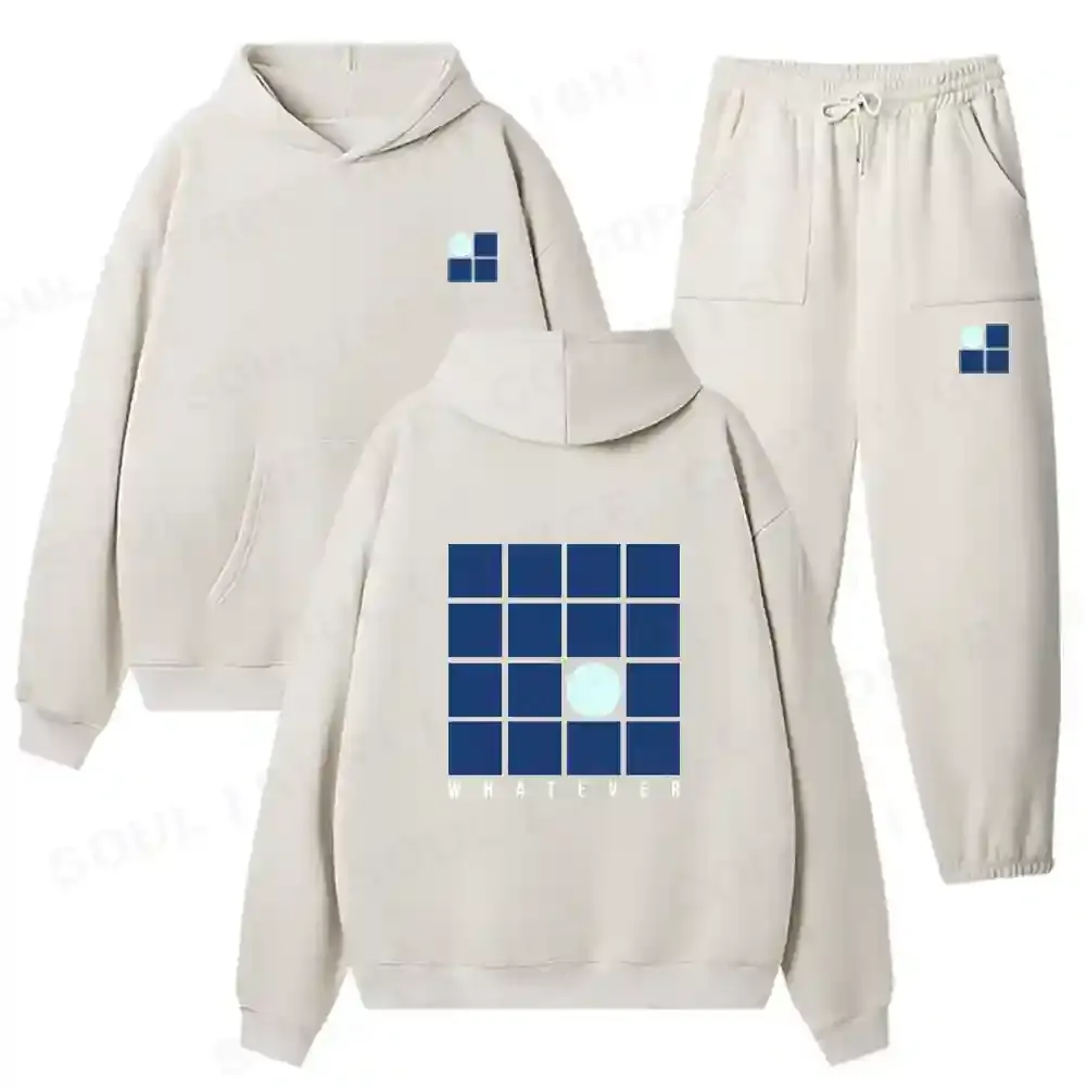 Casual Detachment Fleece Hoodie Set