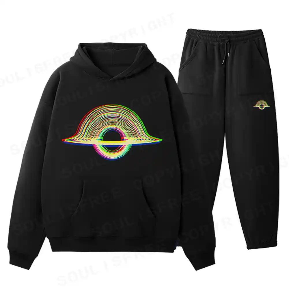 Void Resonance Fleece Hoodie Set