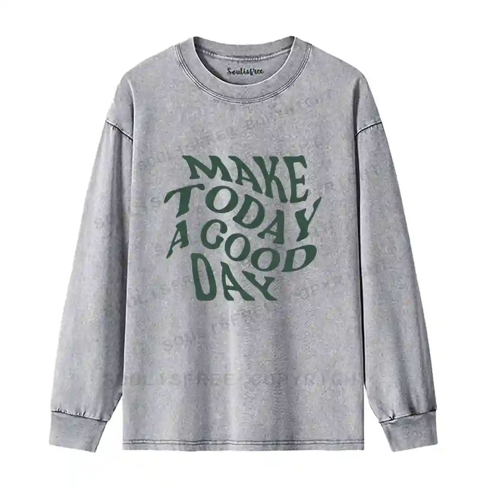 The Good Day Project Washed Long Sleeve Shirt