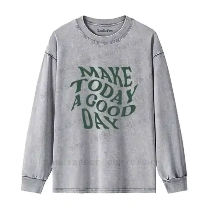 The Good Day Project Washed Long Sleeve Shirt