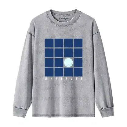 Casual Detachment Washed Long Sleeve Shirt