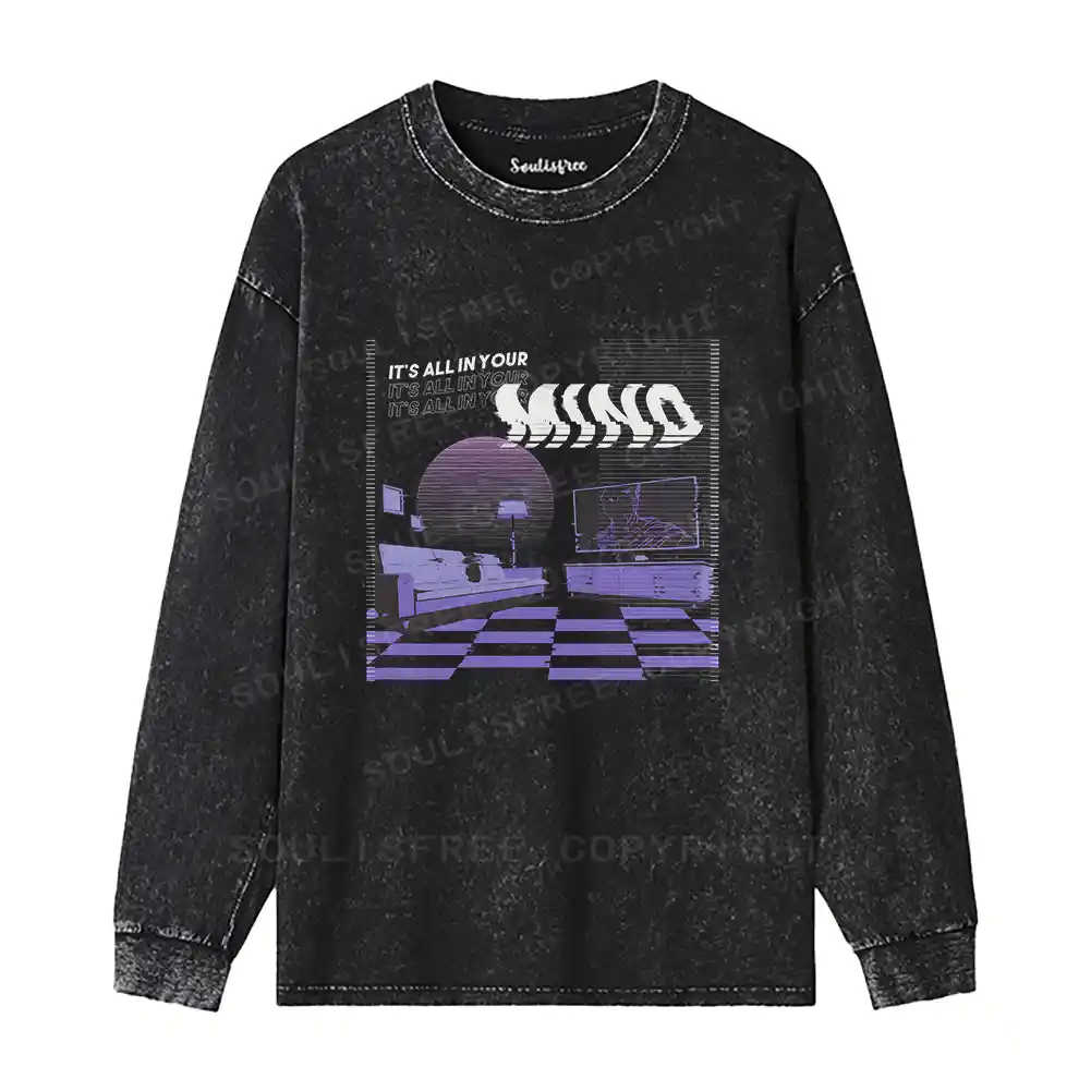 Perception Room Washed Long Sleeve Shirt