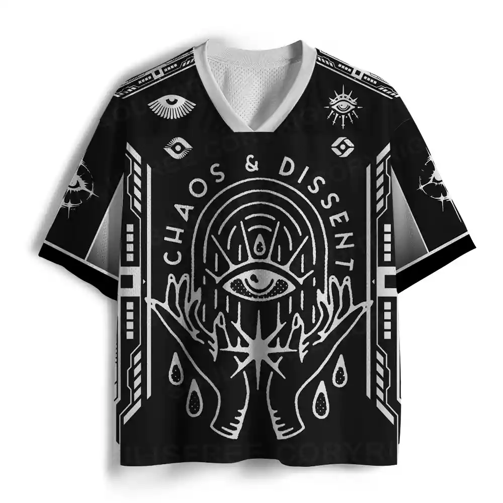 Ethereal Dark Philosophical Mesh Jersey