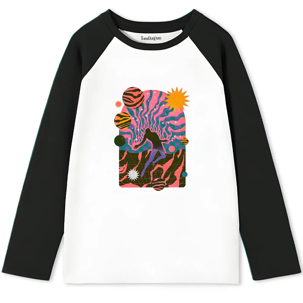 新品未使用 smyeon Raglan long sleeve t-shirt LONG SLEEVE T-SHIRT【L】/『X'mas COLLECTION produced by