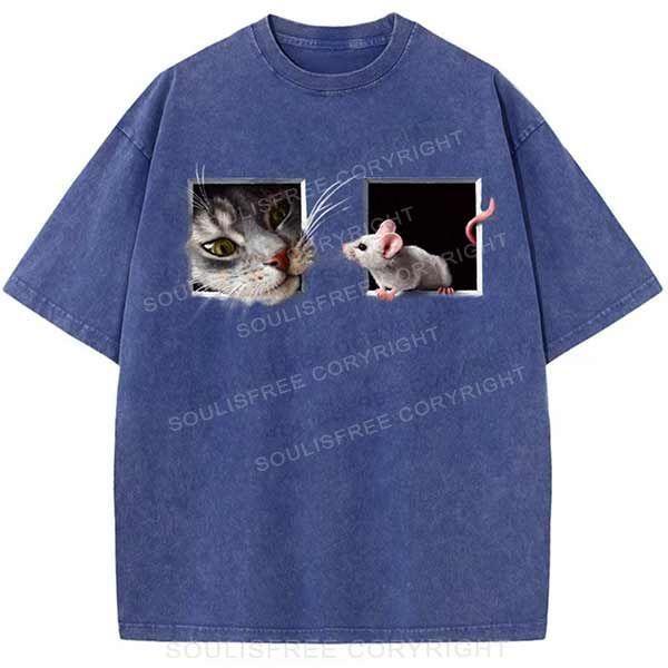 Besties Ca Blue / S Washed T-Shirts