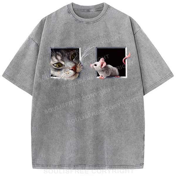 Besties Ca Grey / S Washed T-Shirts