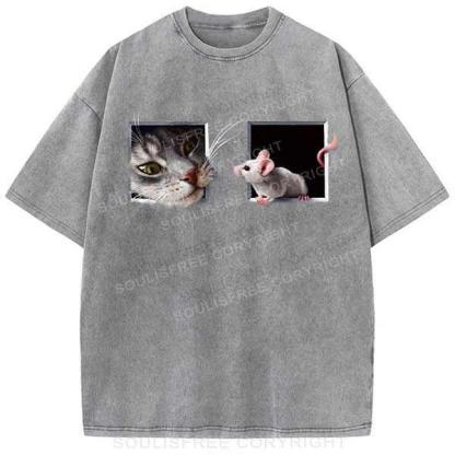 Besties Ca Grey / S Washed T-Shirts