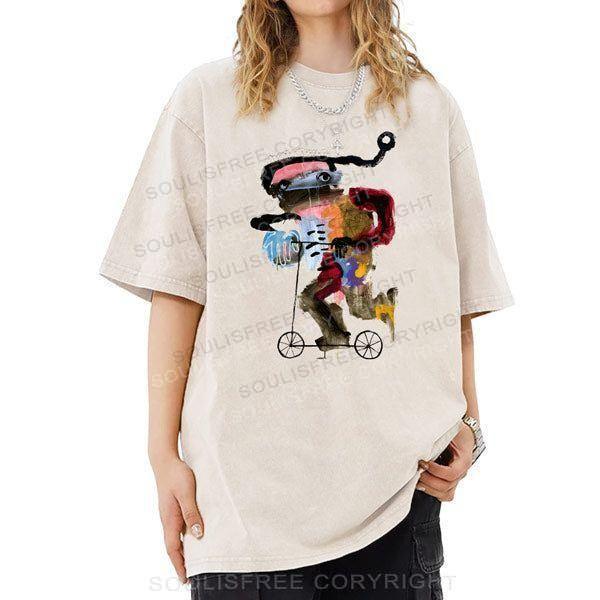 Skateboarder Washed T-Shirts