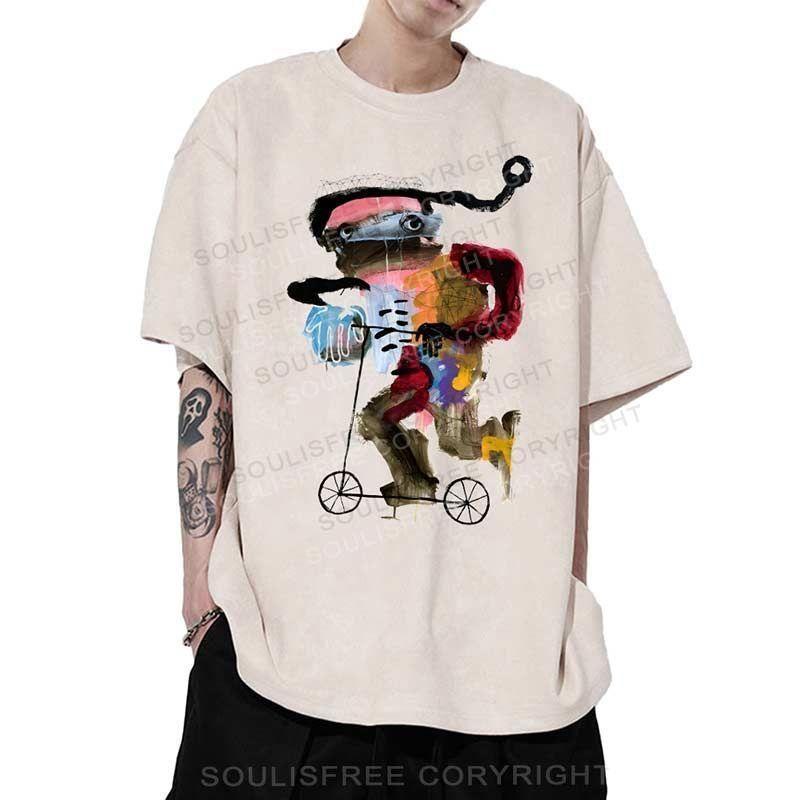 Skateboarder Washed T-Shirts