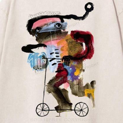 Skateboarder Washed T-Shirts