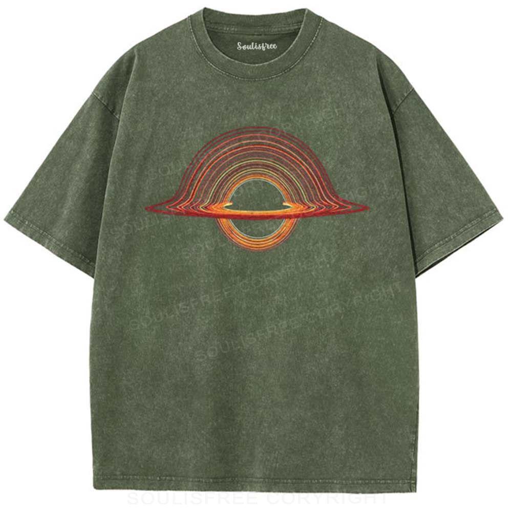 Planet Aperture Washed Space T-shirts