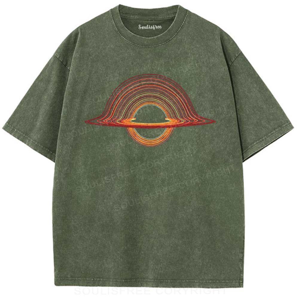 Planet Aperture Washed Space T-shirts