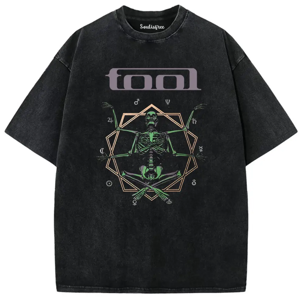 Soulisfree Soul Meditation Geometry Washed Tee
