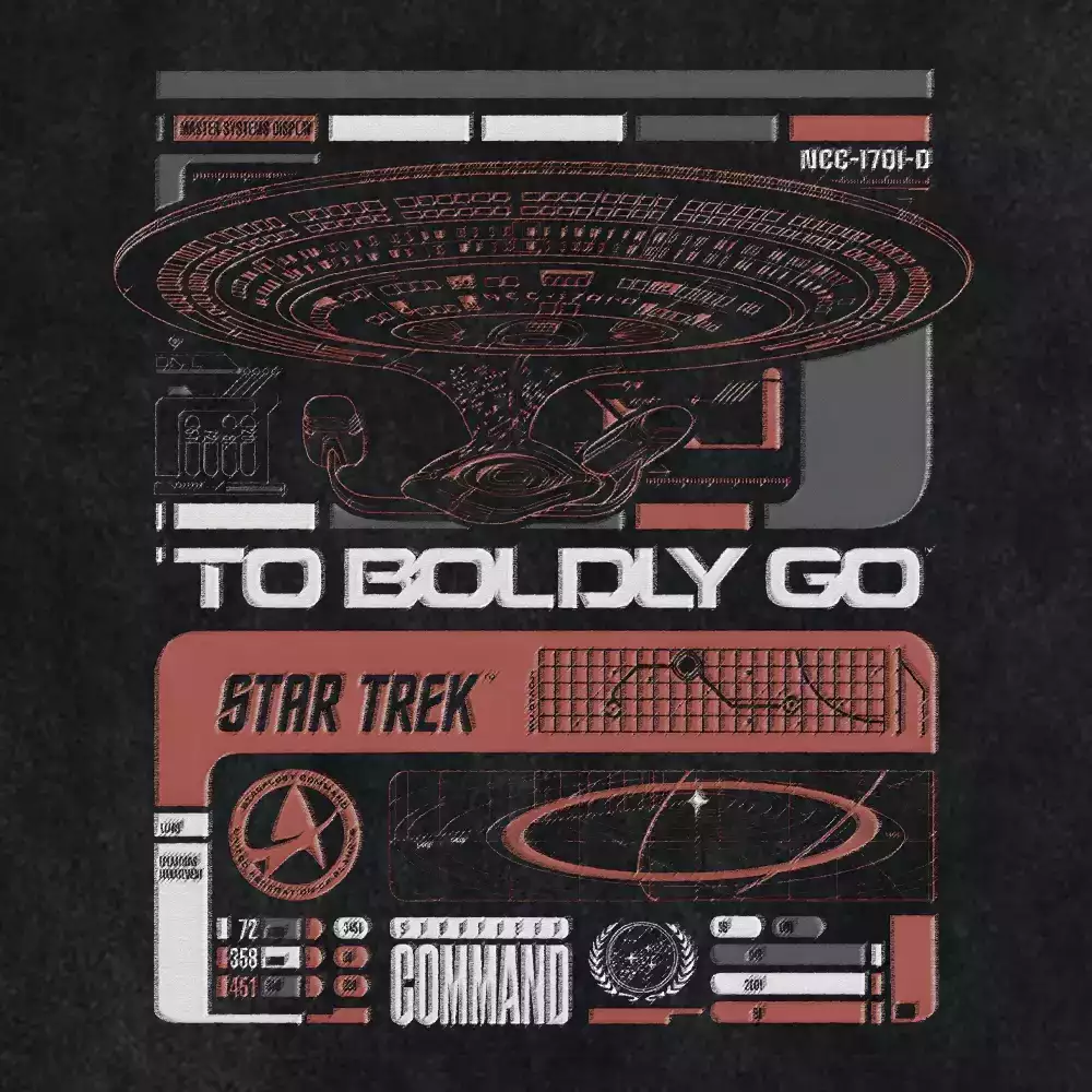 To Boldly Go Washed T-shirt