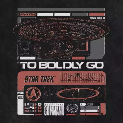 To Boldly Go Washed T-shirt