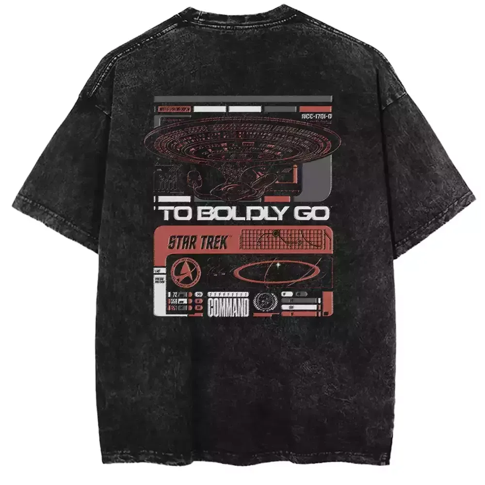 Designed To Boldly Go Washed T-shirt