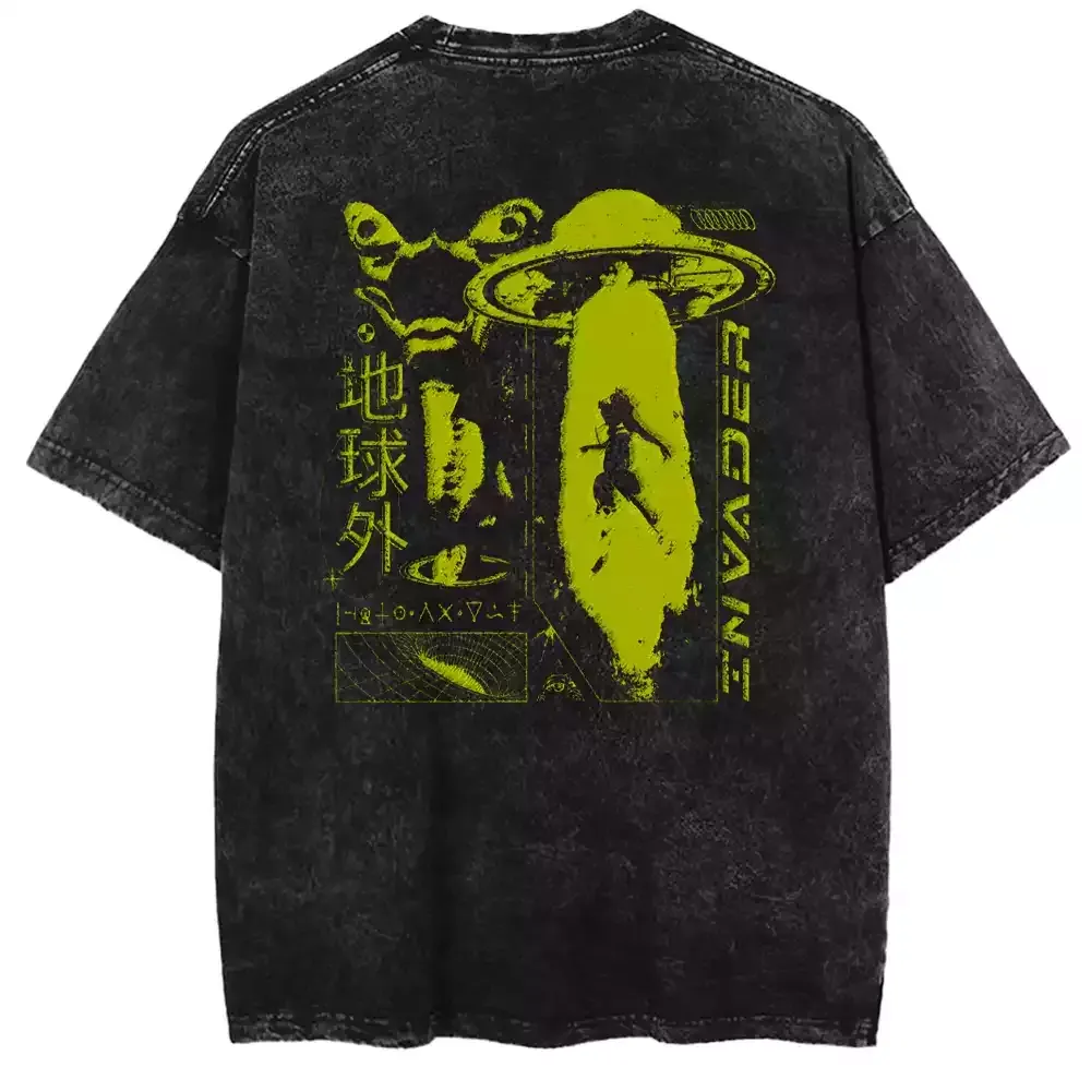 Designed Alien World Washed Alien T-shirt