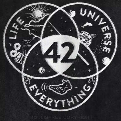 42: The Answer to Life’s Questions Washed T-shirt