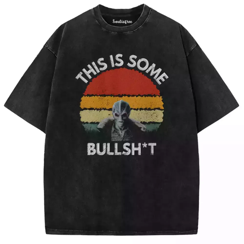 Designed This Is Alien Washed T-shirt
