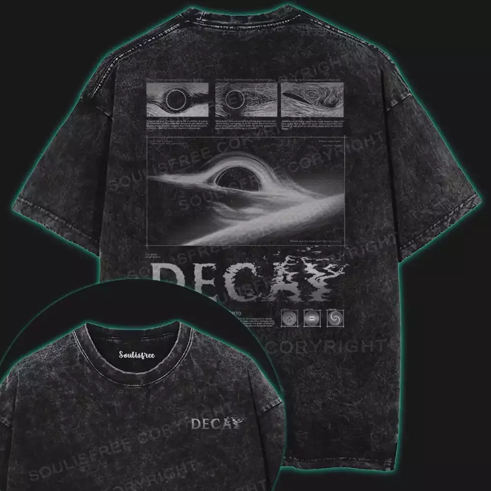 Decay of the Cosmos Washed T-shirt