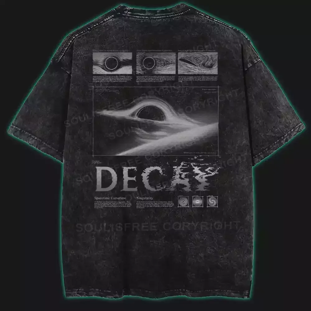 Designed Decay of the Cosmos Washed T-shirt