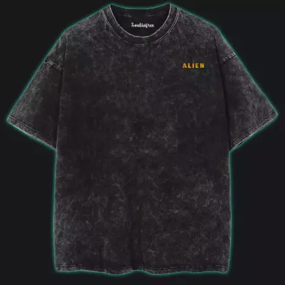 Da Vinci Alien Washed T-shirt