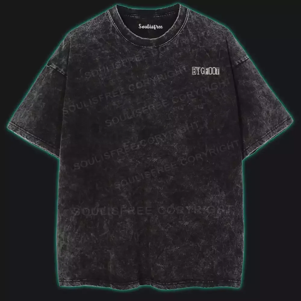Alien Abduction Washed UFO T-shirt