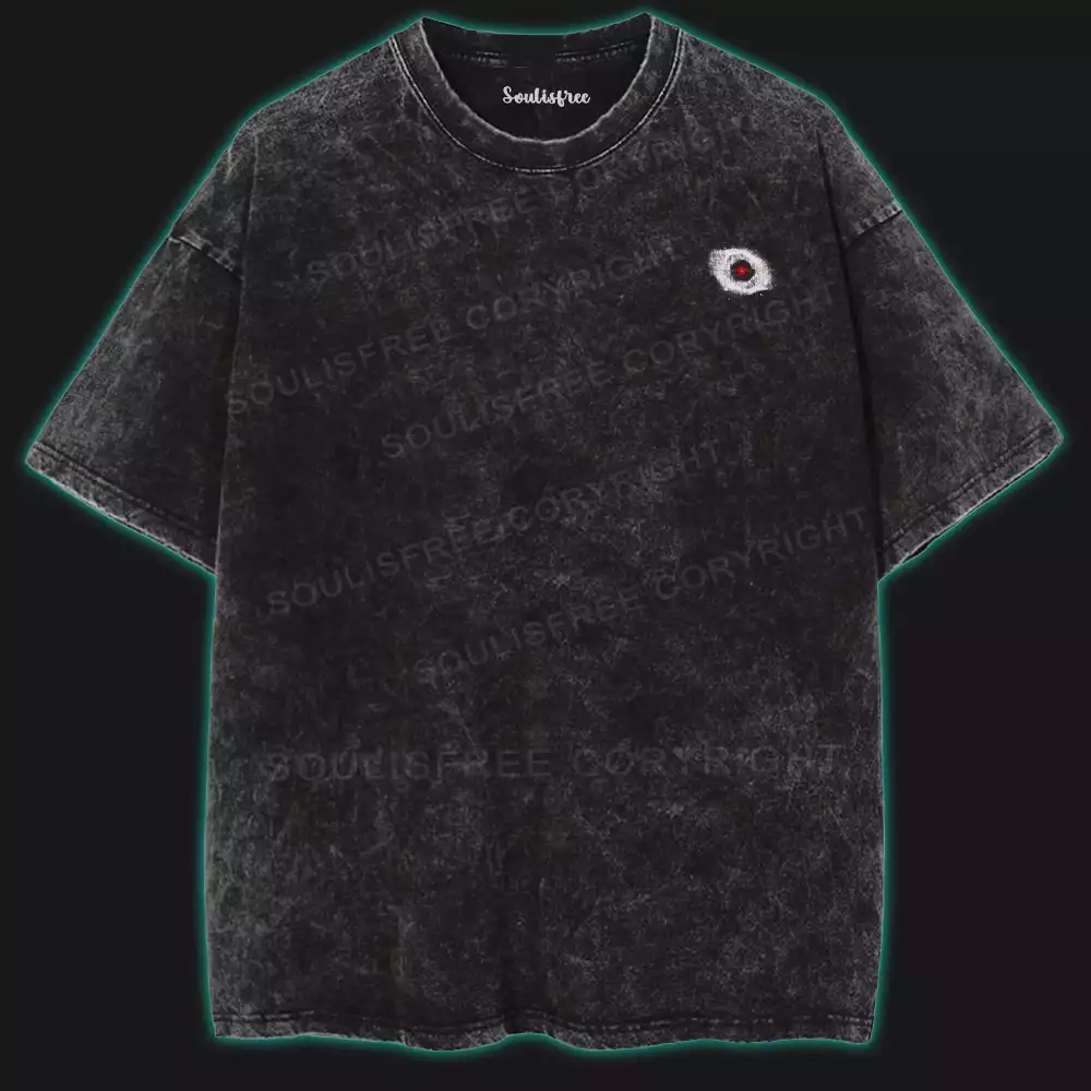 Interstellar Eyes Washed  Space T-shirt