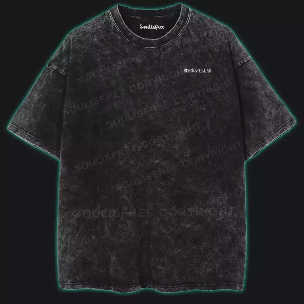 Warping Through Dimensions Washed T-shirt