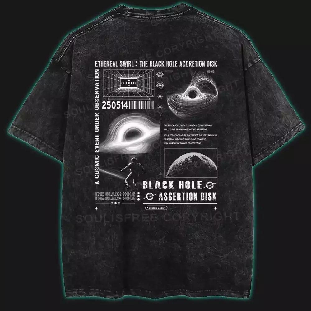 Designed A Cosmic Event Washed T-shirt