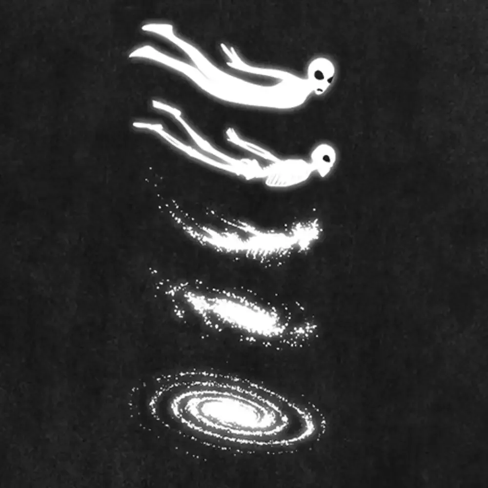 Alien Lost in the Stars Washed Alien T-shirt