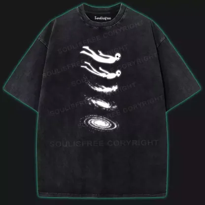 Alien Lost in the Stars Washed Alien T-shirt